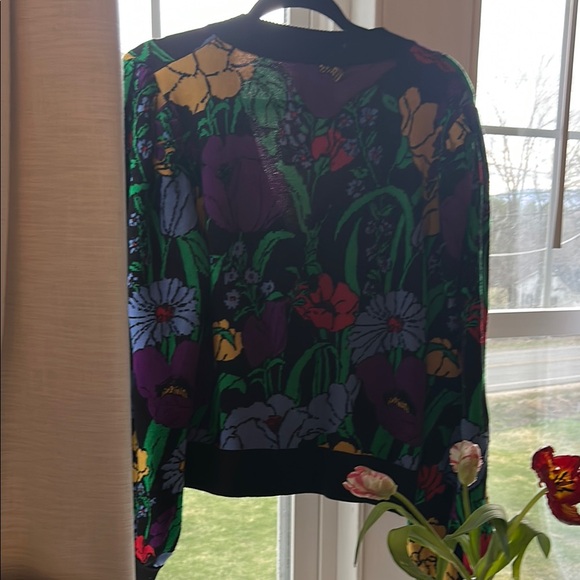 FARM Rio Black and Purple Floral Cardigan - Picture 4 of 4